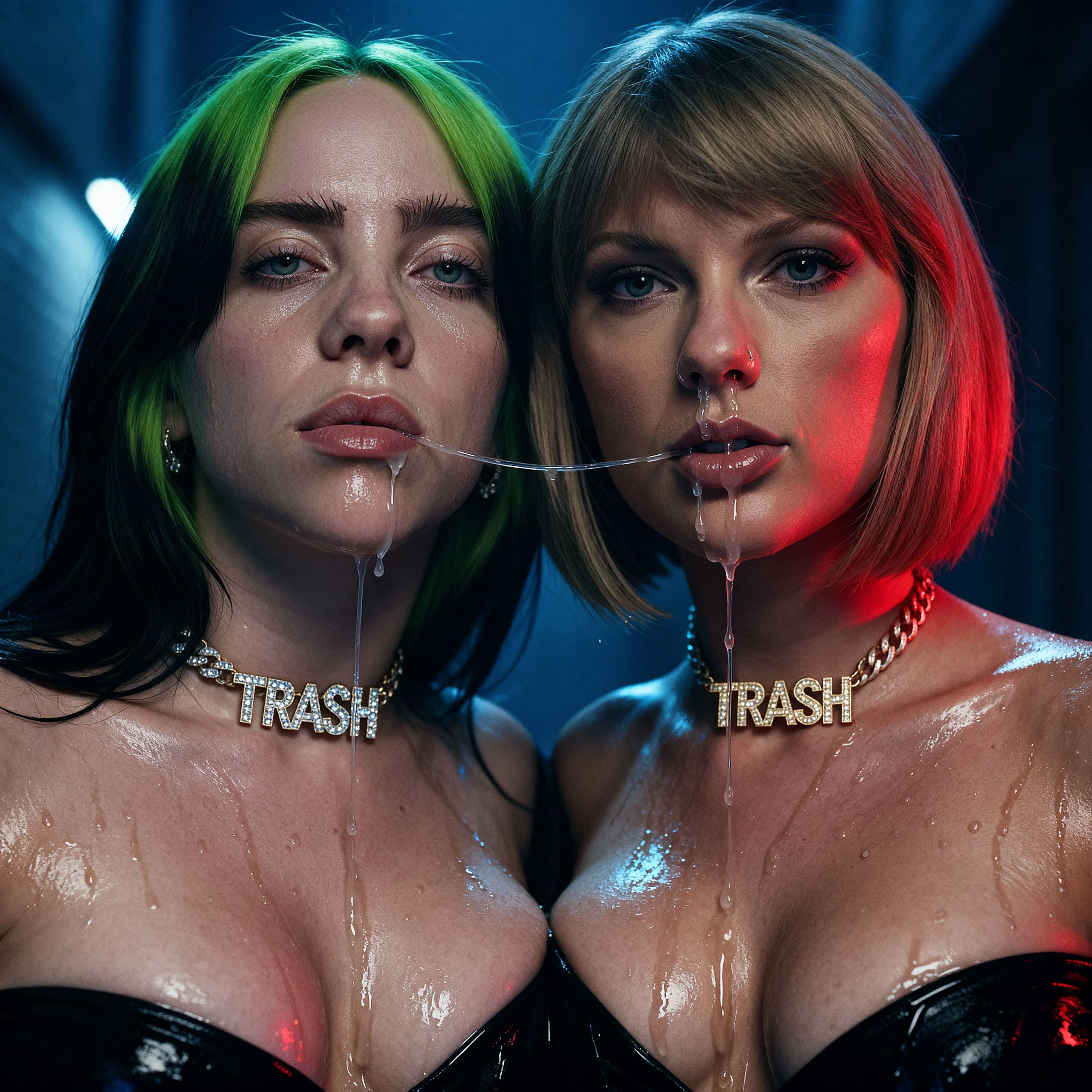 AI Celebs: Trash Whores – Billie Eilish vs. Taylor Swift